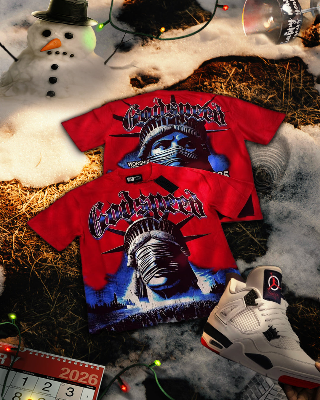 Godspeed “Masked Liberty” Tee