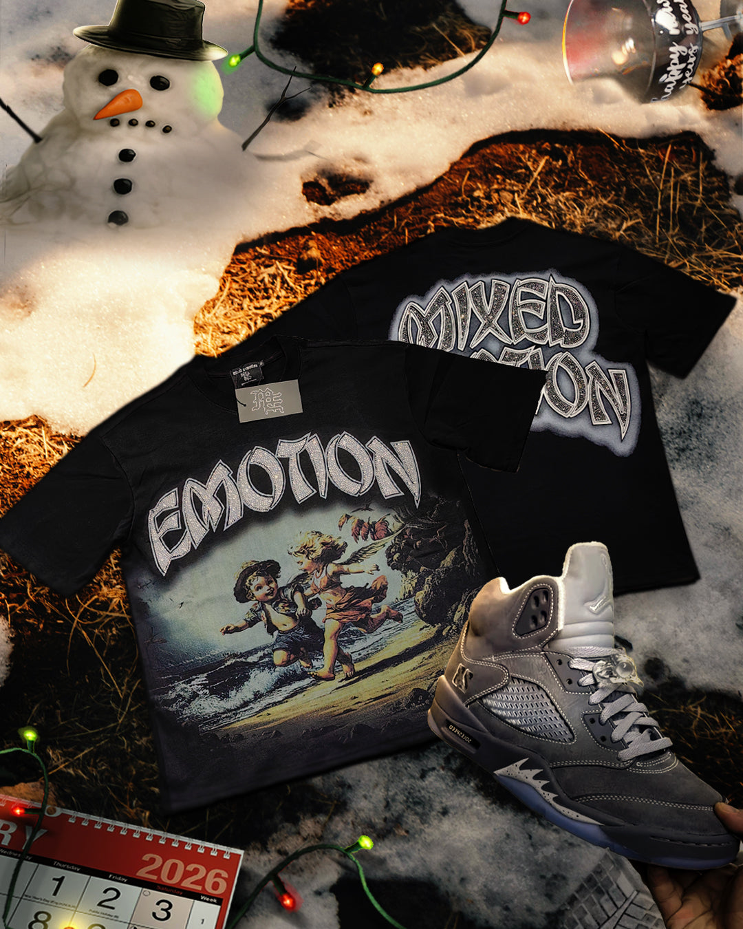 Mixed Emotion “Angel Couple” Tee