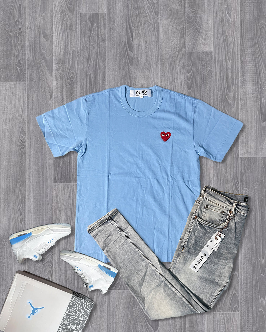 CDG "Single Heart" Tee