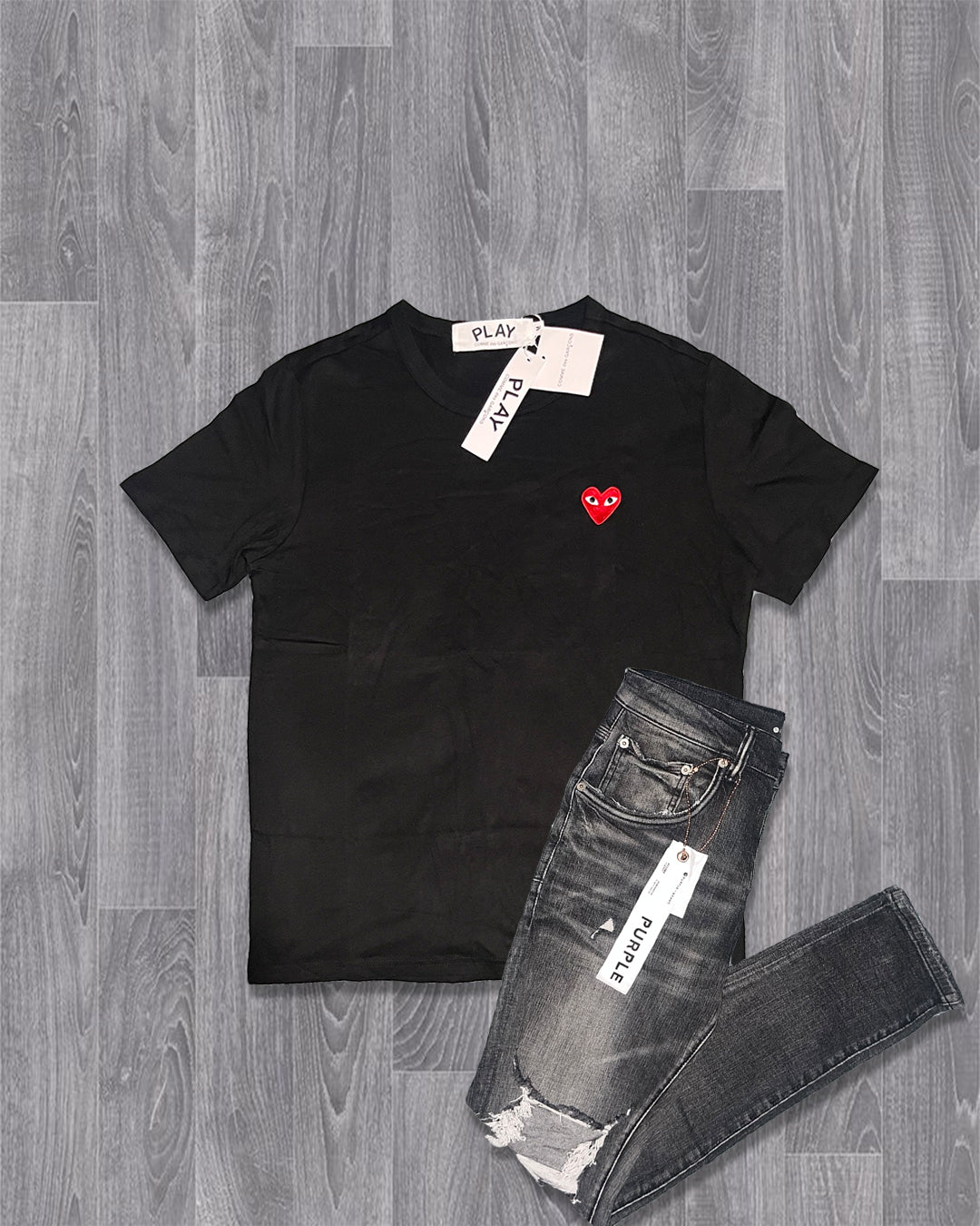 CDG "Sngle Heart" Tee